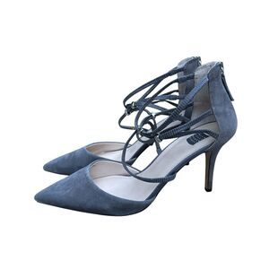 White House Black Market Suede Lace-Up Heels - Size 9M